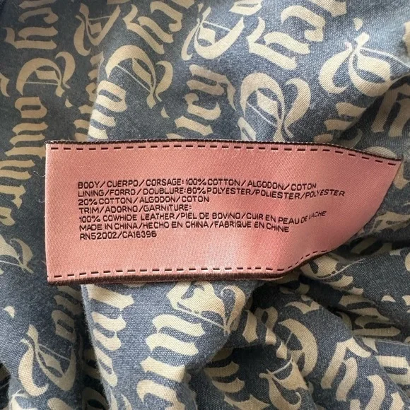 Juicy Couture Pam & Gela Denim Tote - Picture 10 of 12